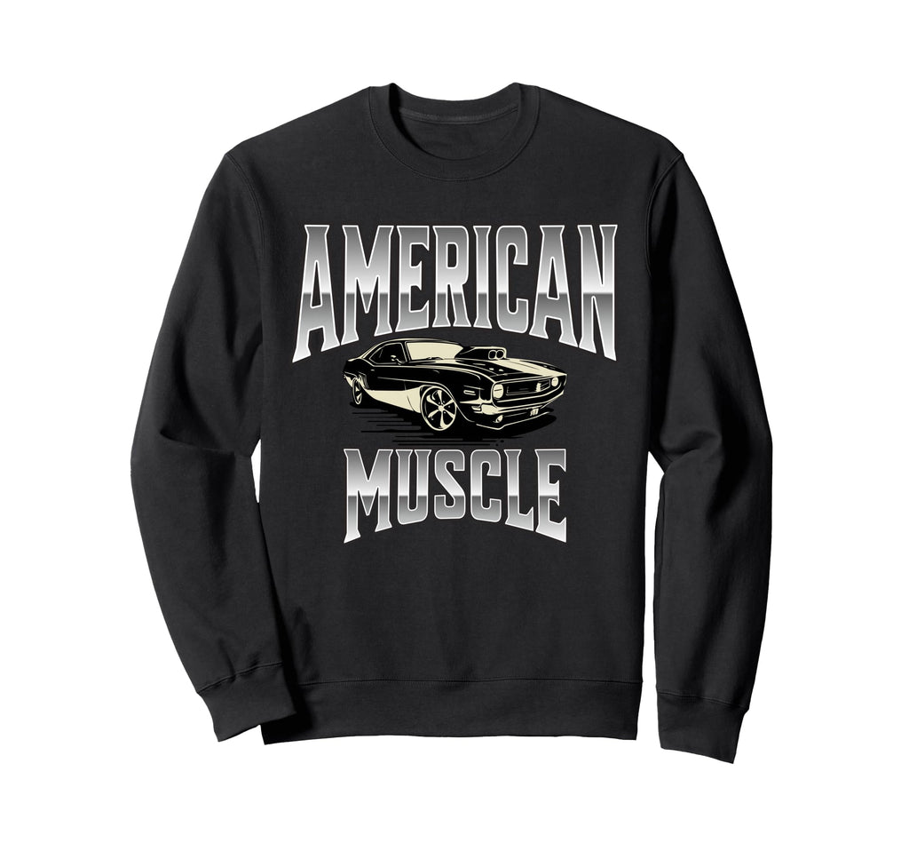 American Muscle Car Car Sweatshirt - Casual Everyday Wear for Adults - T-Shirt, Sweatshirt, Hoodie