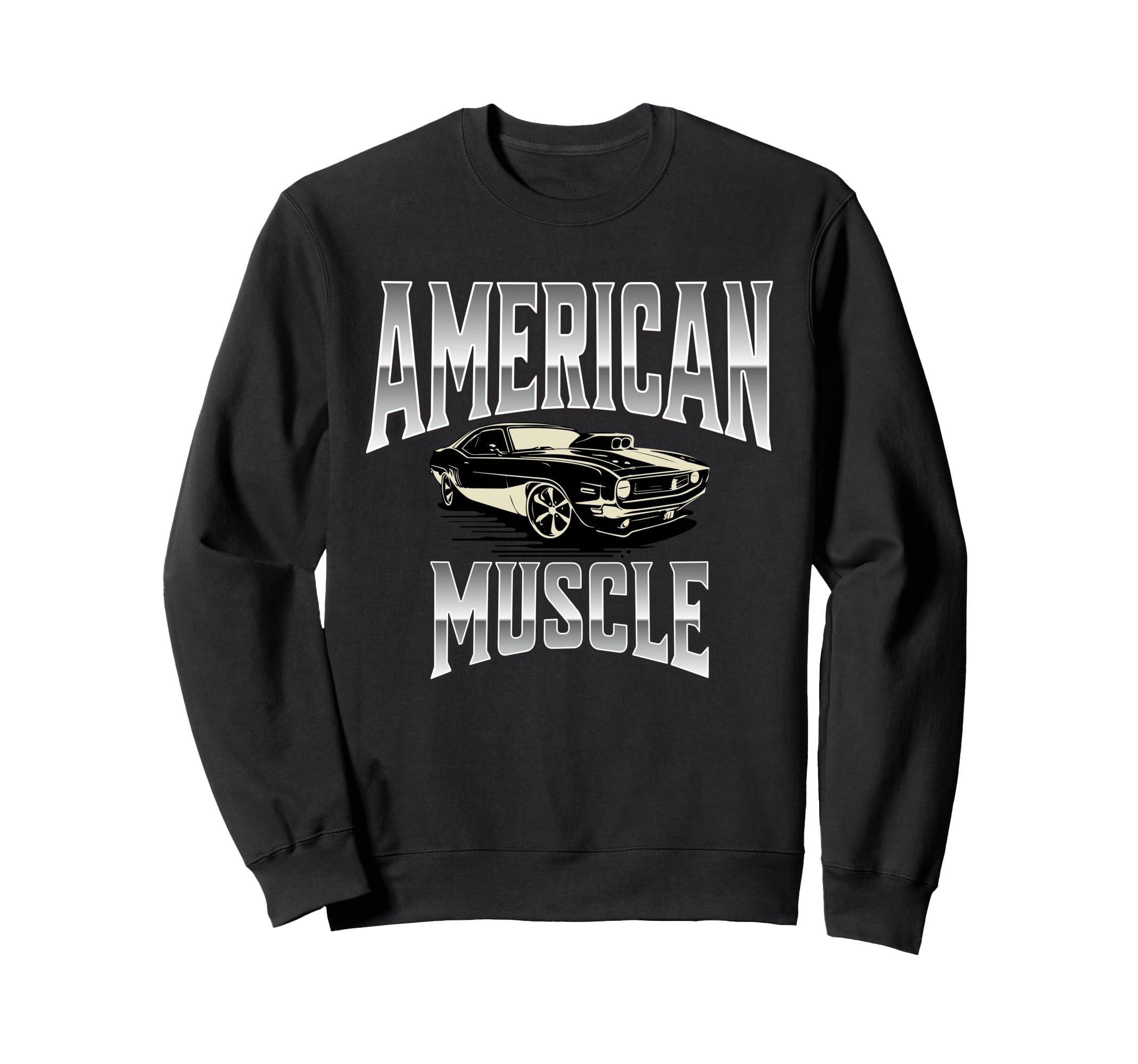 American Muscle Car Car Sweatshirt - Casual Everyday Wear for Adults - T-Shirt, Sweatshirt, Hoodie