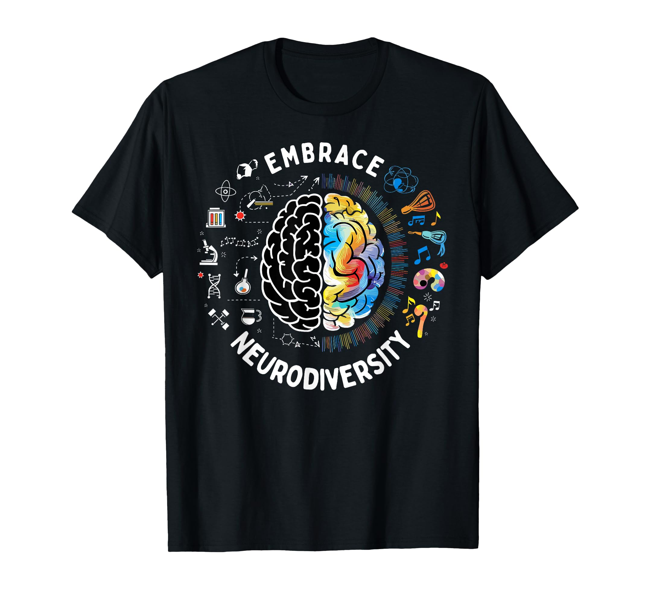 Embrace Neurodiversity Autism Awareness T-Shirt - Minimalist Print Unisex - T-Shirt, Sweatshirt, Hoodie