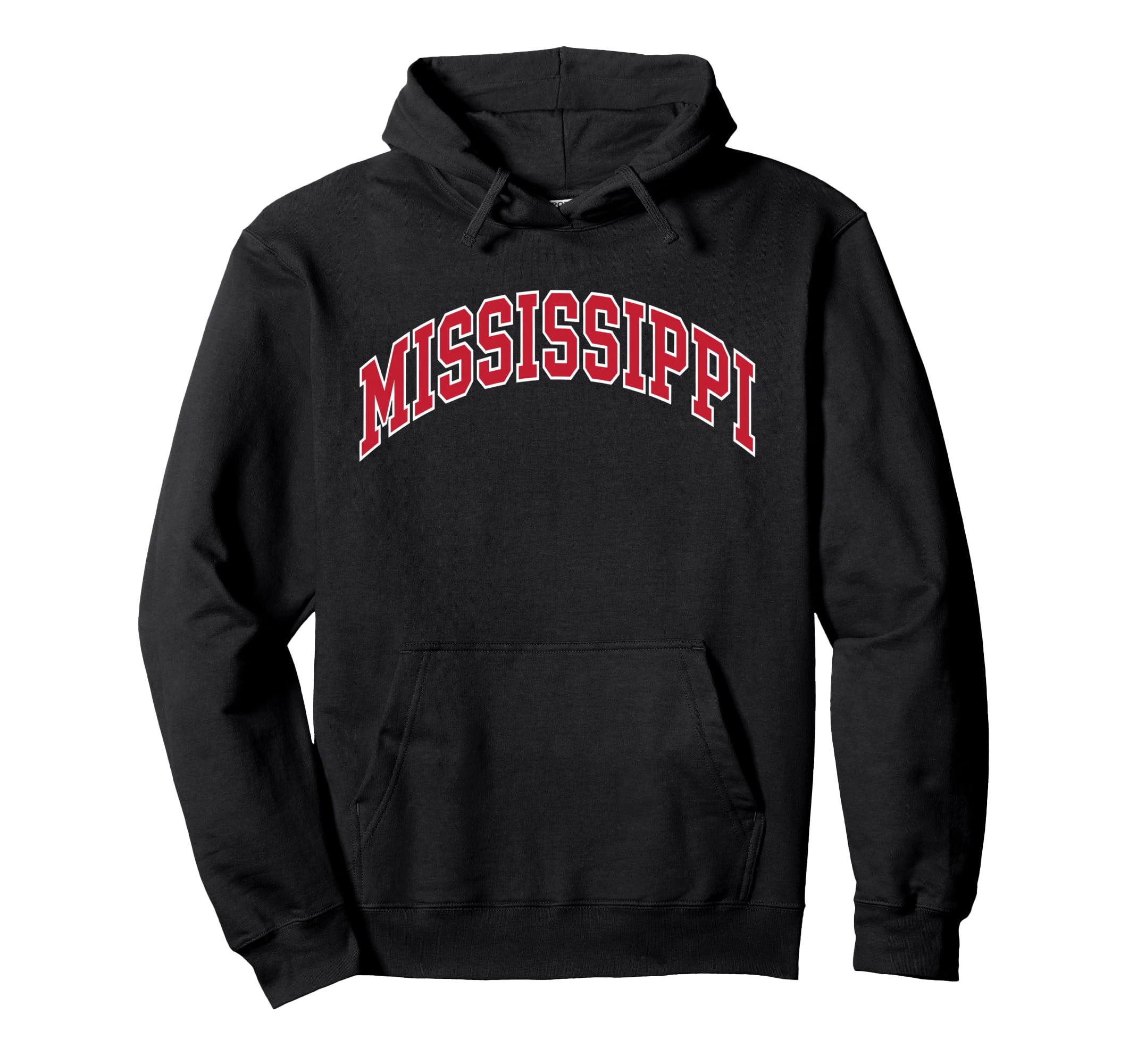 Mississippi Pride Collegiate Baseball Hoodie - Trendy Graphic Unisex - T-Shirt, Sweatshirt, Hoodie