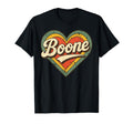 Boone Heart Love Typography T-Shirt - Aesthetic Graphic for Adults - T-Shirt, Sweatshirt, Hoodie