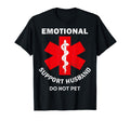 Emotional Support Husband Do Not Pet T-Shirt - Aesthetic Graphic Unisex - T-Shirt, Sweatshirt, Hoodie