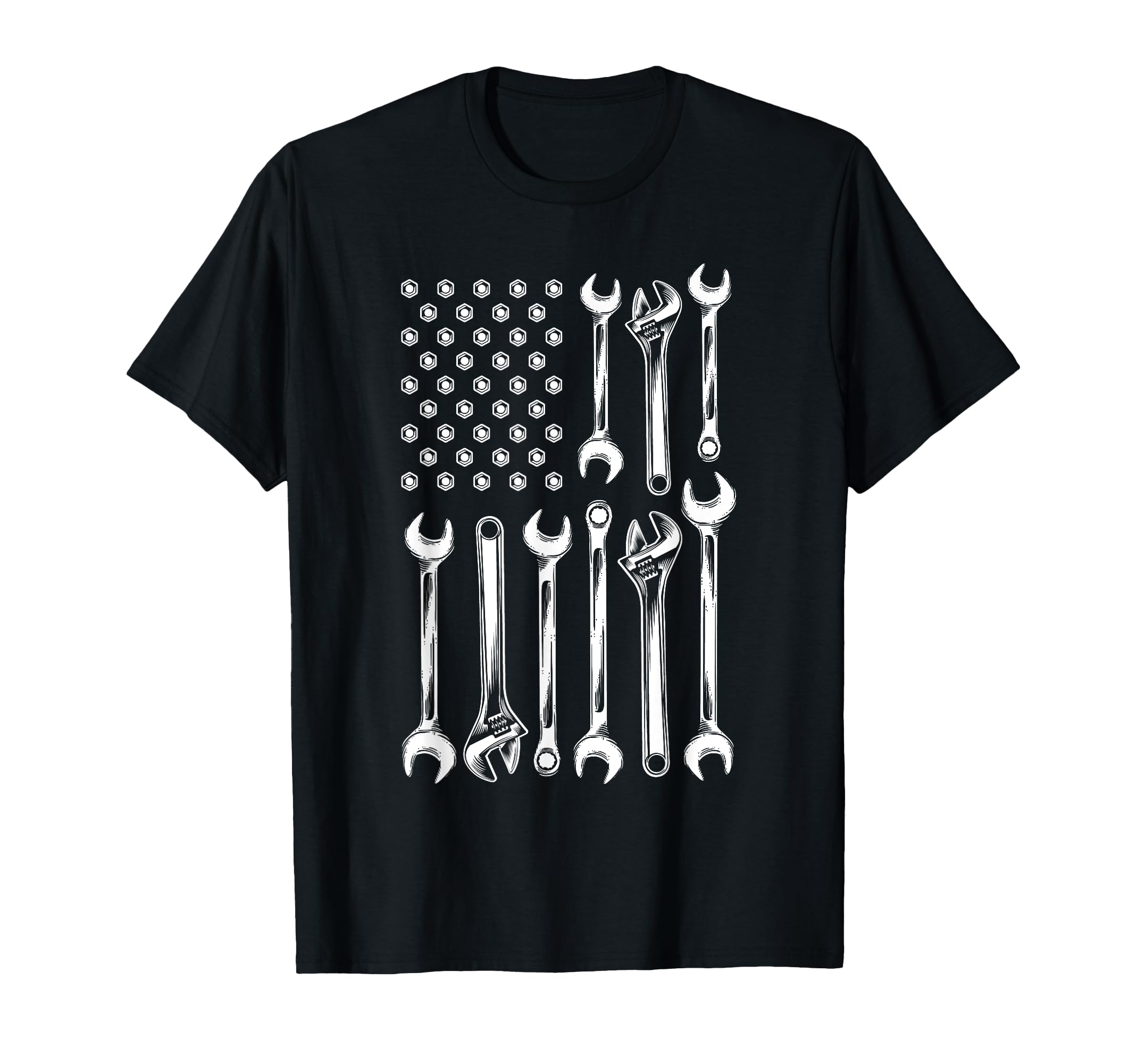 Car Guy Us Flag Car Guy Auto Mechanic Car T-Shirt - Graphic Print Unisex - T-Shirt, Sweatshirt, Hoodie