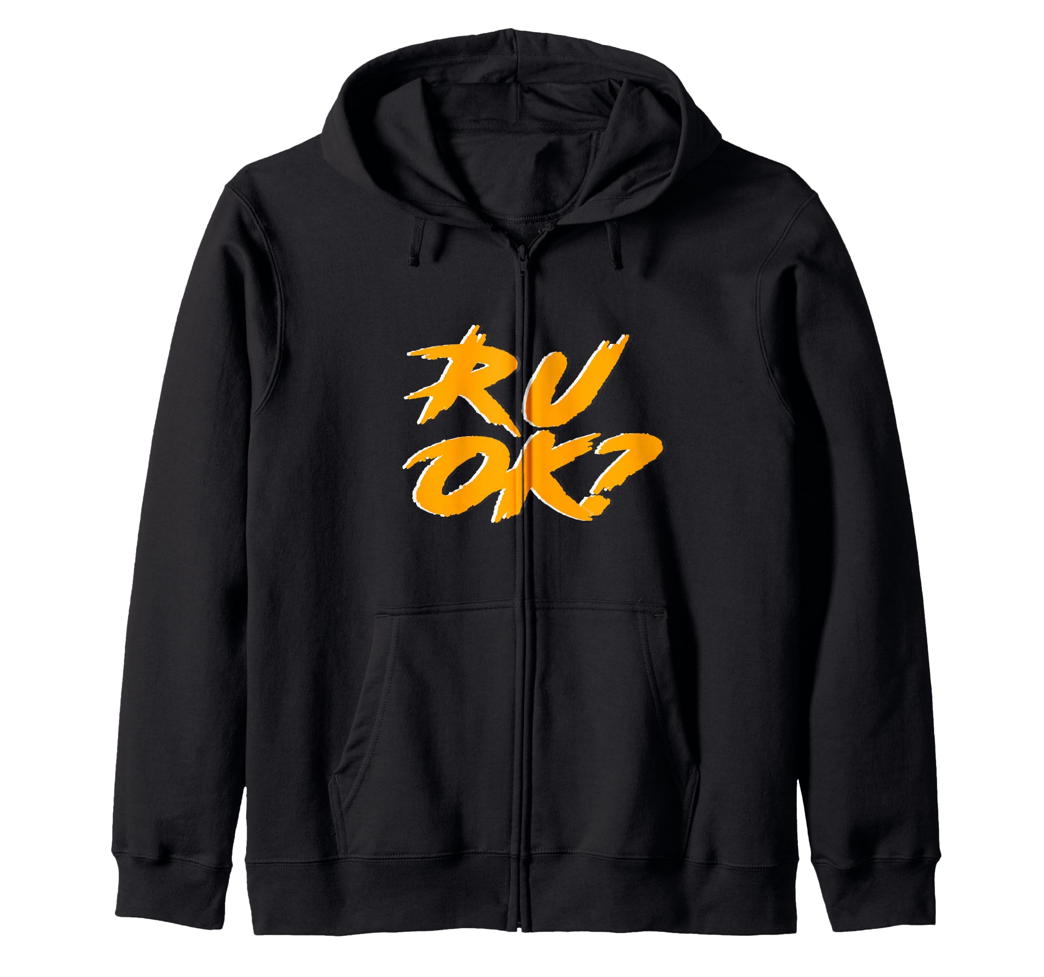 Mental Health R U Ok Tees Hoodie - Graphic Print Unisex - T-Shirt, Sweatshirt, Hoodie