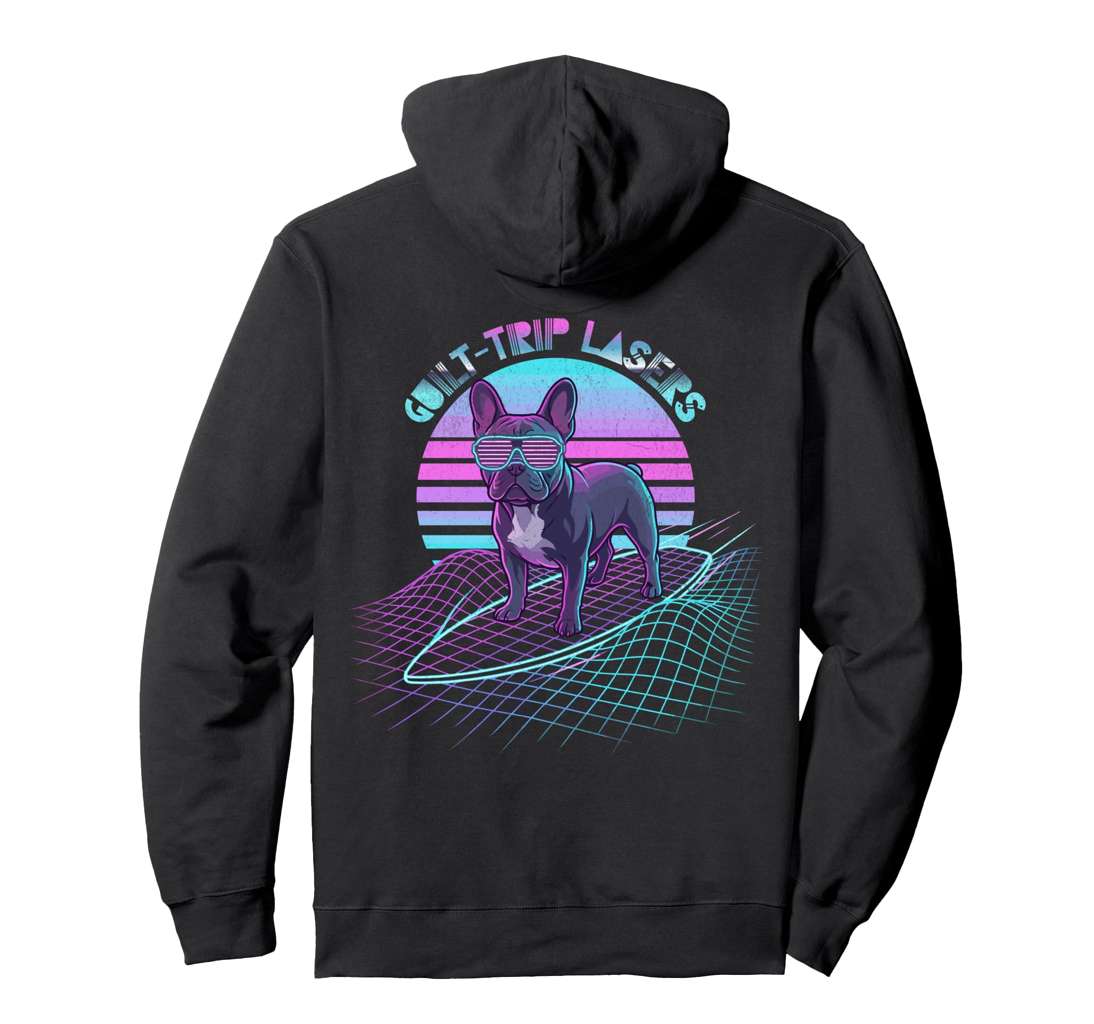Guilt Trip Lasers French Bulldog Hoodie - Casual Everyday Wear Men Women - T-Shirt, Sweatshirt, Hoodie