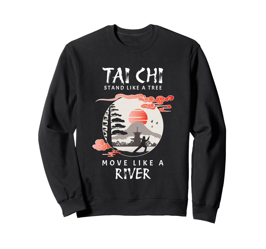 Tai Chi Meditation Martial Sweatshirt - Casual Everyday Wear Men Women - T-Shirt, Sweatshirt, Hoodie