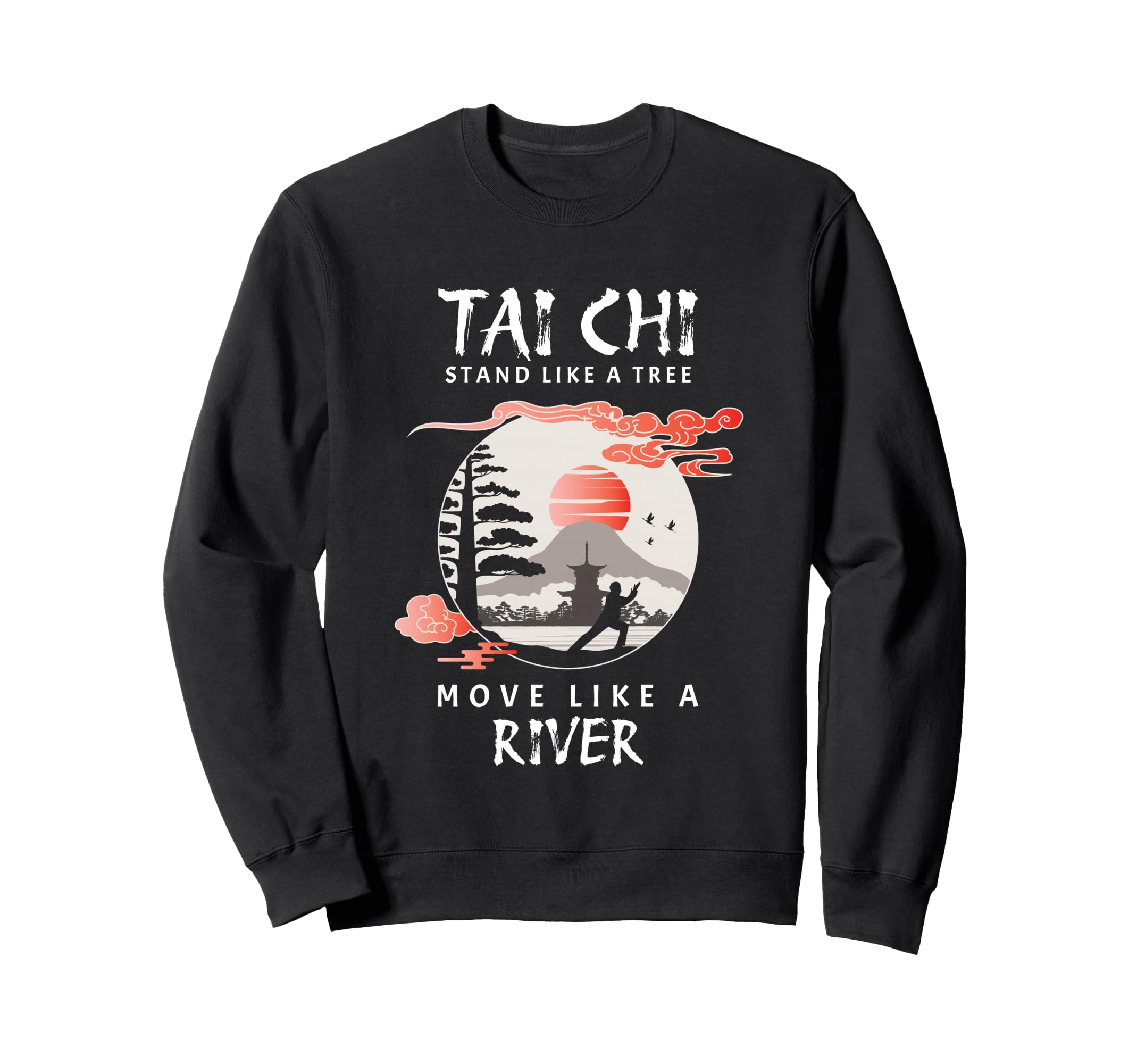 Tai Chi Meditation Martial Sweatshirt - Casual Everyday Wear Men Women - T-Shirt, Sweatshirt, Hoodie