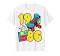 1986 Slow Tec 80S Candy Roller Rink T-Shirt - Trendy Graphic for Adults - T-Shirt, Sweatshirt, Hoodie