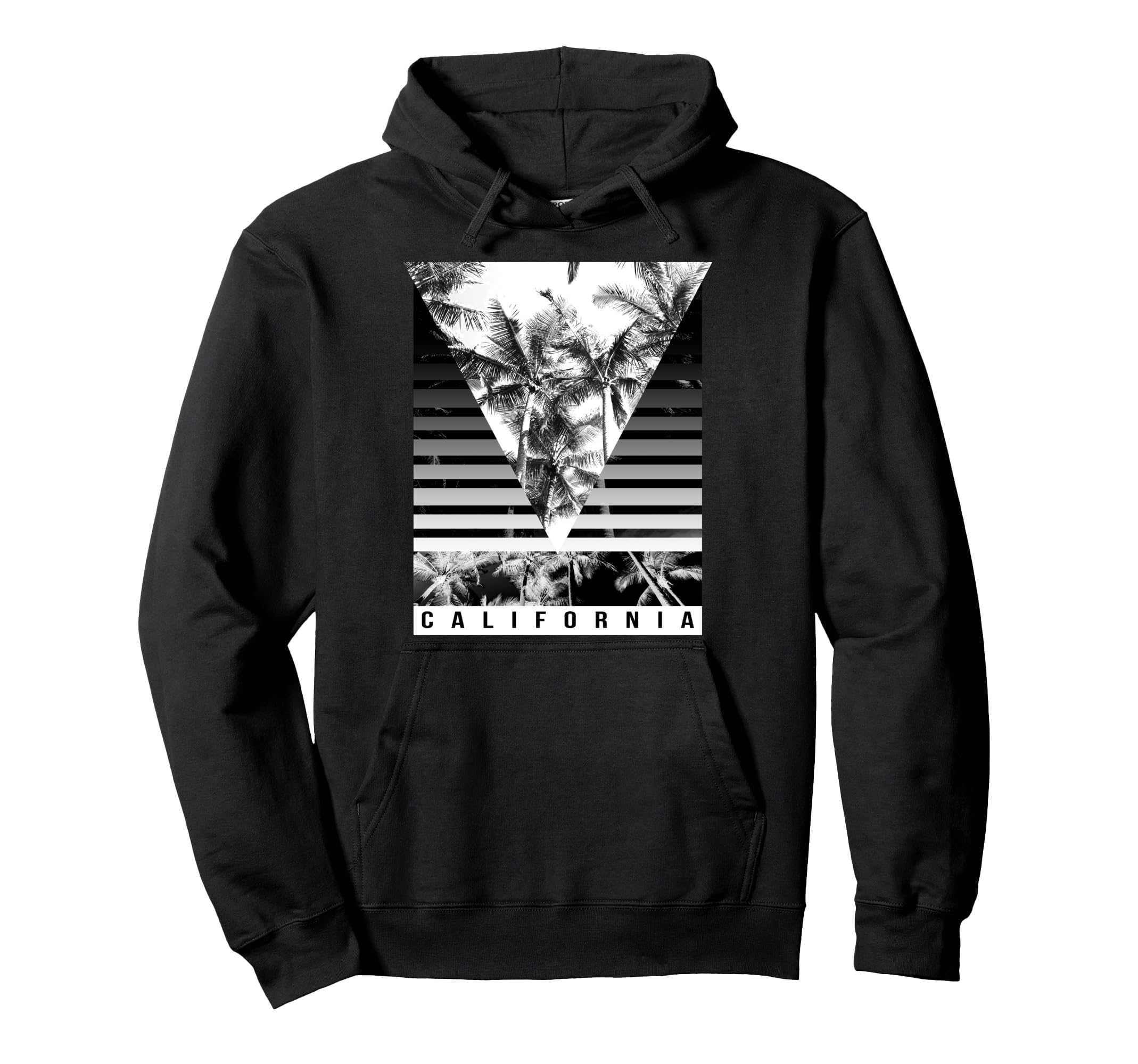 Trendy California Palms Hoodie - Novelty Apparel Unisex - T-Shirt, Sweatshirt, Hoodie