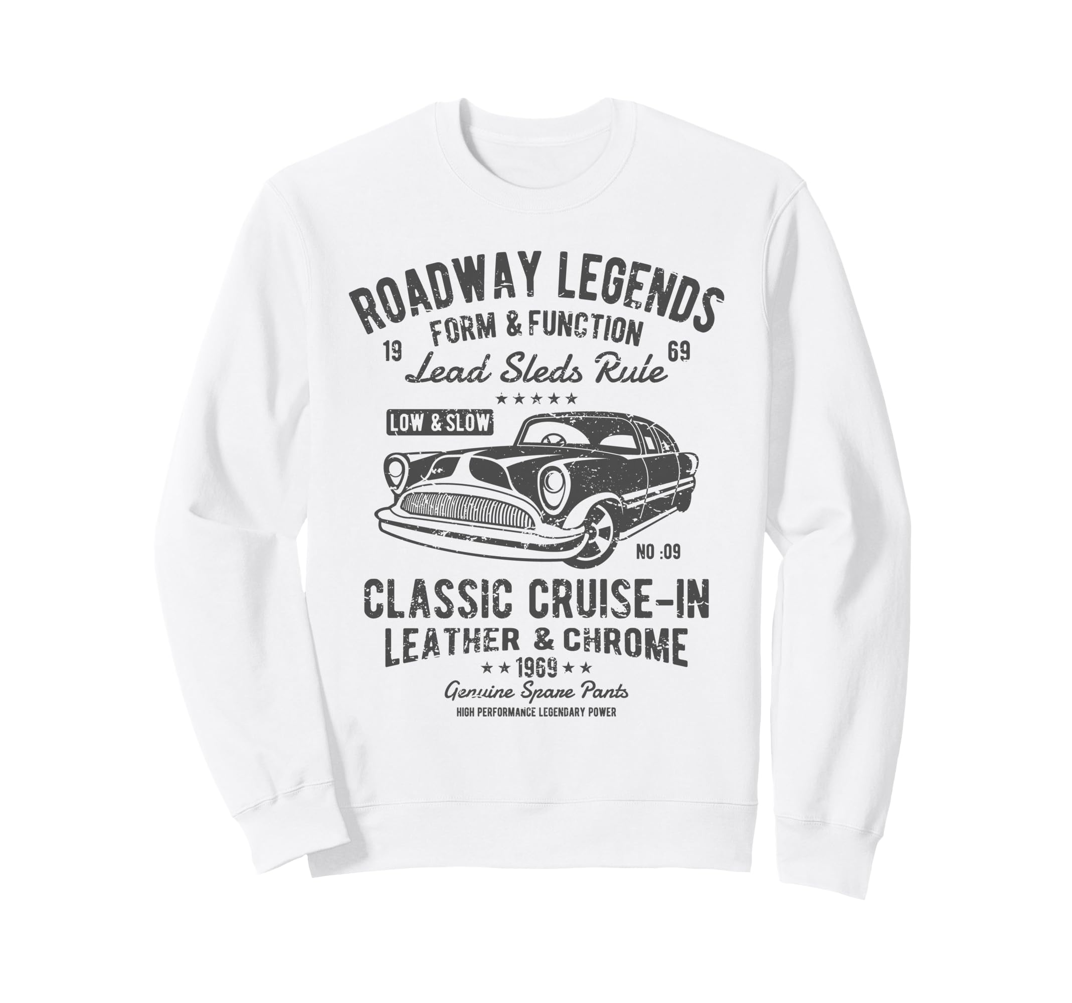 Automotive Nostalgia Car Cruise Sweatshirt - Aesthetic Graphic Unisex - T-Shirt, Sweatshirt, Hoodie