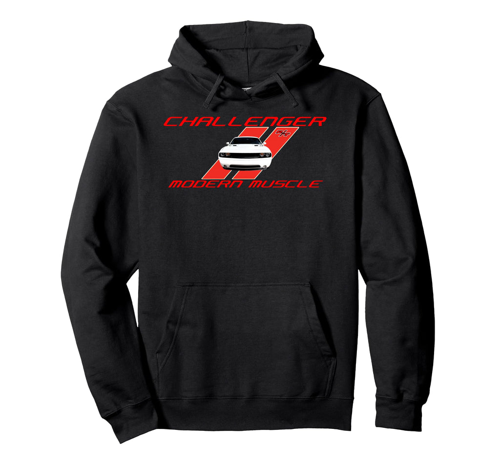 Dodge Challenger Rt Modern Muscle Hoodie - Trendy Graphic for Adults - T-Shirt, Sweatshirt, Hoodie