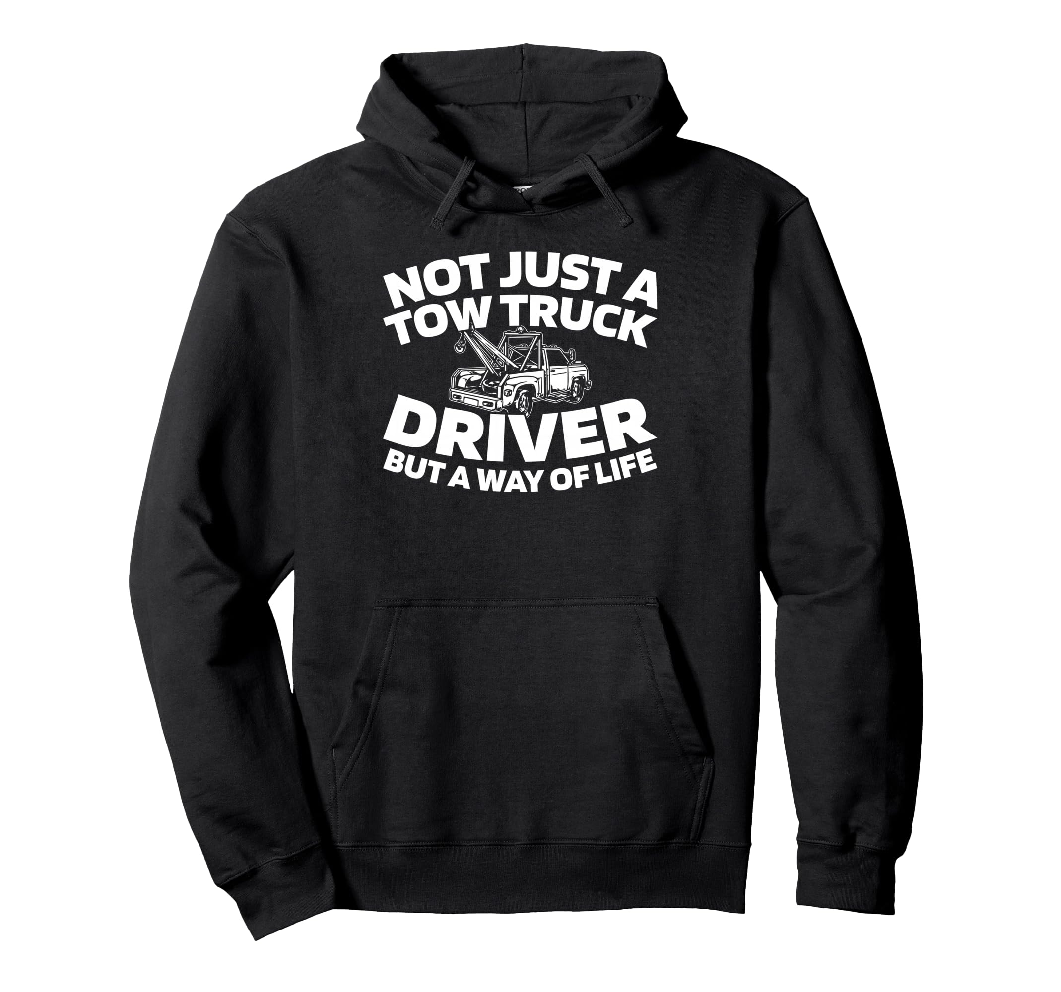 Thin Yellow Line Operator Towing Hoodie - Casual Everyday Wear for Adults - T-Shirt, Sweatshirt, Hoodie