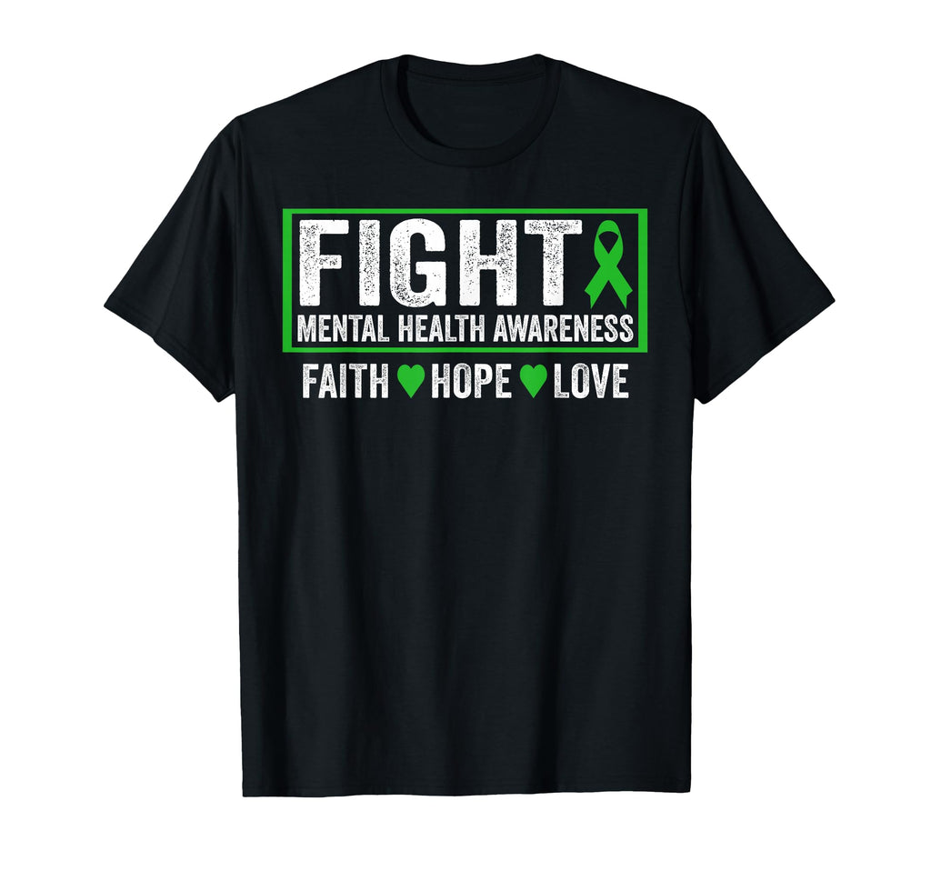Mental Health Awareness Fight Mental T-Shirt - Streetwear Style for Adults - T-Shirt, Sweatshirt, Hoodie