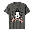 Funny Halloween Boo Haw Ghost Western T-Shirt - Custom Art Print Men Women - T-Shirt, Sweatshirt, Hoodie