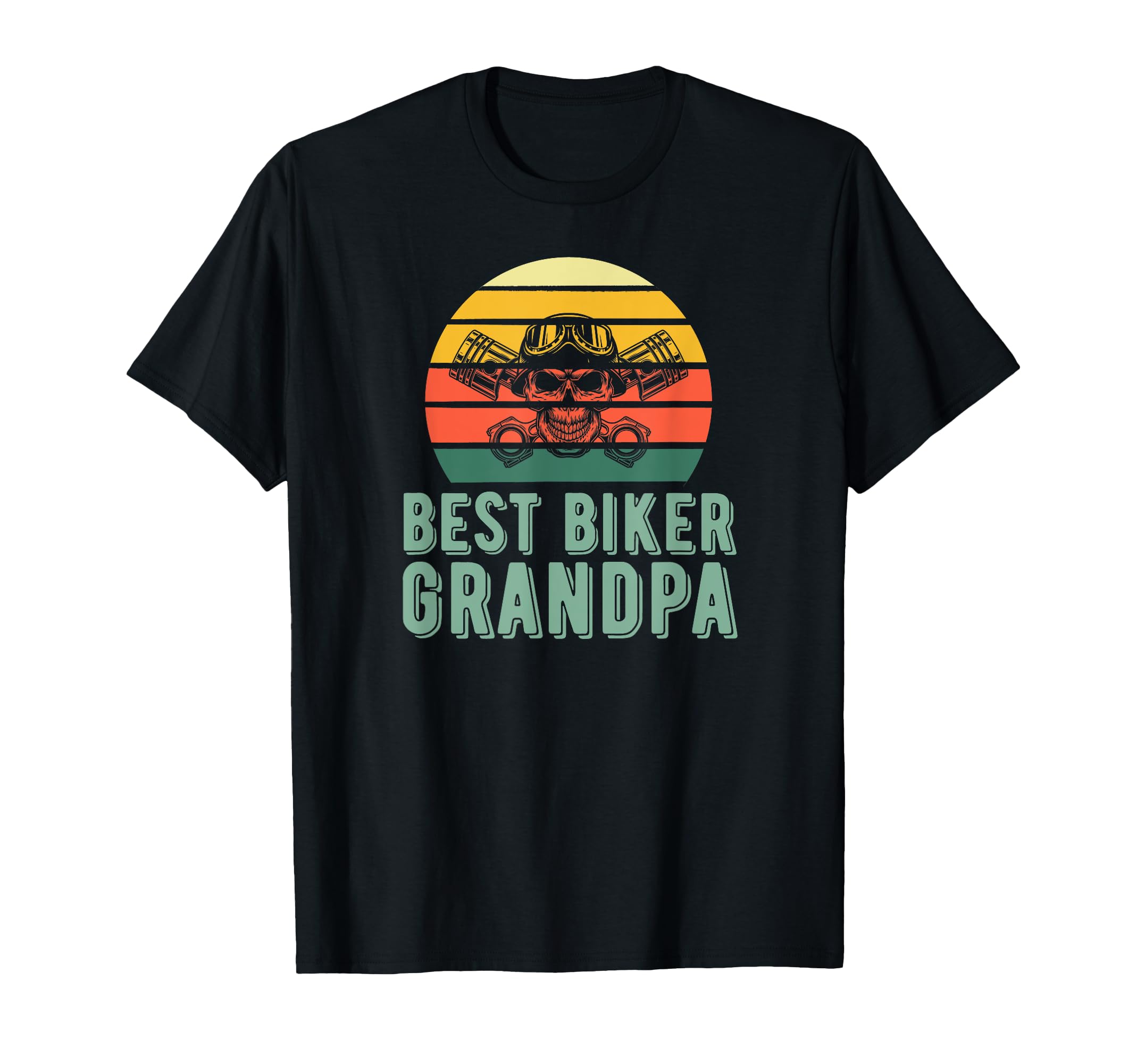 Best Biker Grandpa Motorcycle T-Shirt - Fun Novelty Design Men Women - T-Shirt, Sweatshirt, Hoodie