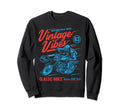 Vibes Rides Motorcycle Race Sweatshirt - Graphic Print for Adults - T-Shirt, Sweatshirt, Hoodie