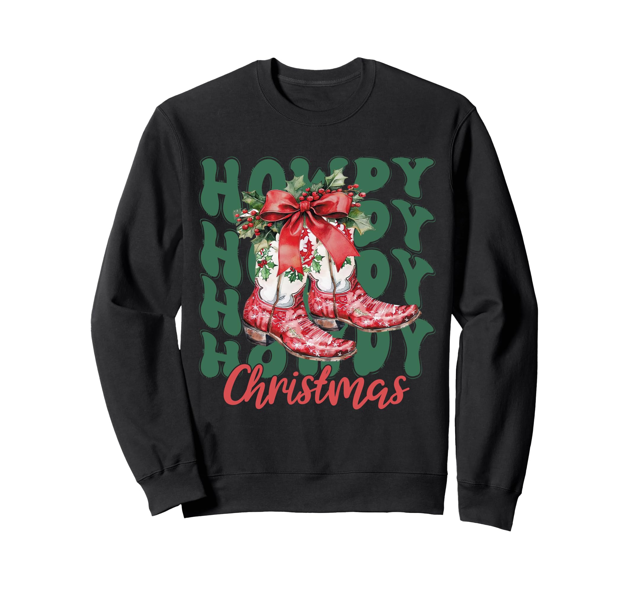 Howdy Western Coquette Sweatshirt - Unique Graphic Unisex - T-Shirt, Sweatshirt, Hoodie