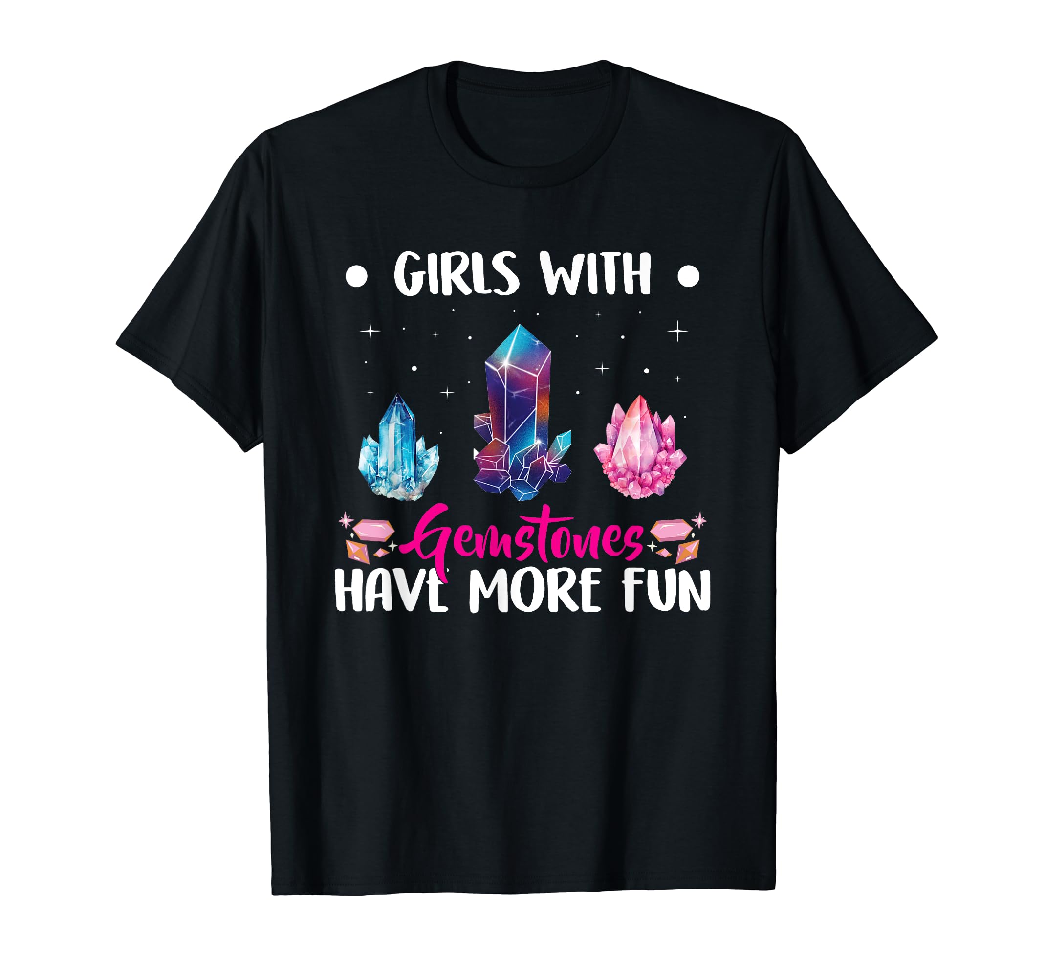 Funny Gemstone Chakra Healer Spiritual T-Shirt - Custom Art Print Unisex - T-Shirt, Sweatshirt, Hoodie