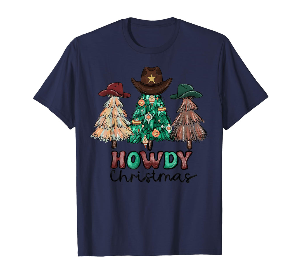 Cowboy Hat Tree Howdy Western T-Shirt - Graphic Print Unisex - T-Shirt, Sweatshirt, Hoodie
