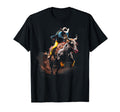 Cowboy Rodeo Horse Riding Usa Cowboy T-Shirt - Minimalist Print Unisex - T-Shirt, Sweatshirt, Hoodie