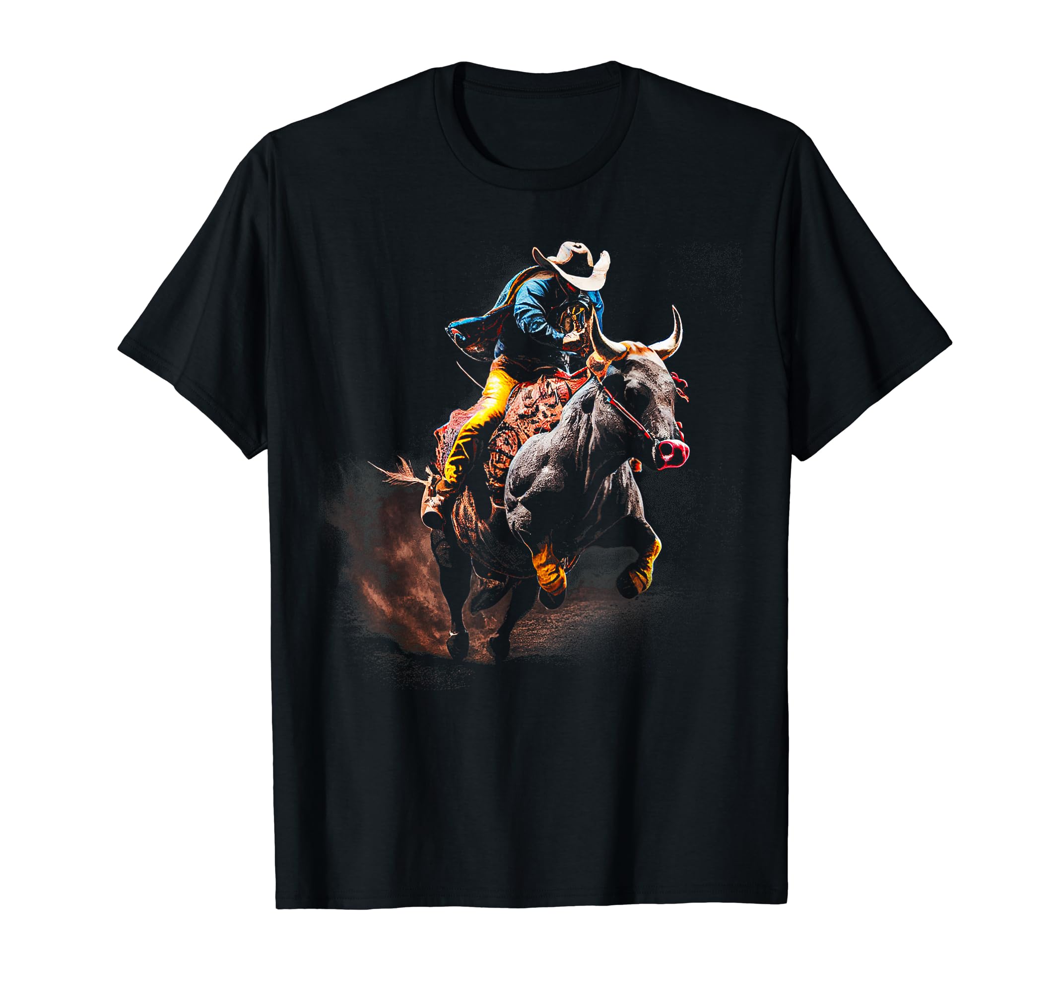 Cowboy Rodeo Horse Riding Usa Cowboy T-Shirt - Minimalist Print Unisex - T-Shirt, Sweatshirt, Hoodie