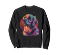 Dog Golden Retriever Vaporwave Sweatshirt - Aesthetic Graphic Men Women - T-Shirt, Sweatshirt, Hoodie