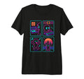 80S Synthwave Tri Blend T-Shirt - Aesthetic Graphic Men Women - T-Shirt, Sweatshirt, Hoodie