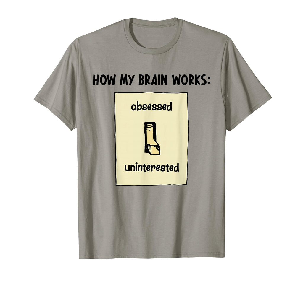 How My Brain Works Adhd Awareness Adhd T-Shirt - Graphic Print Unisex - T-Shirt, Sweatshirt, Hoodie