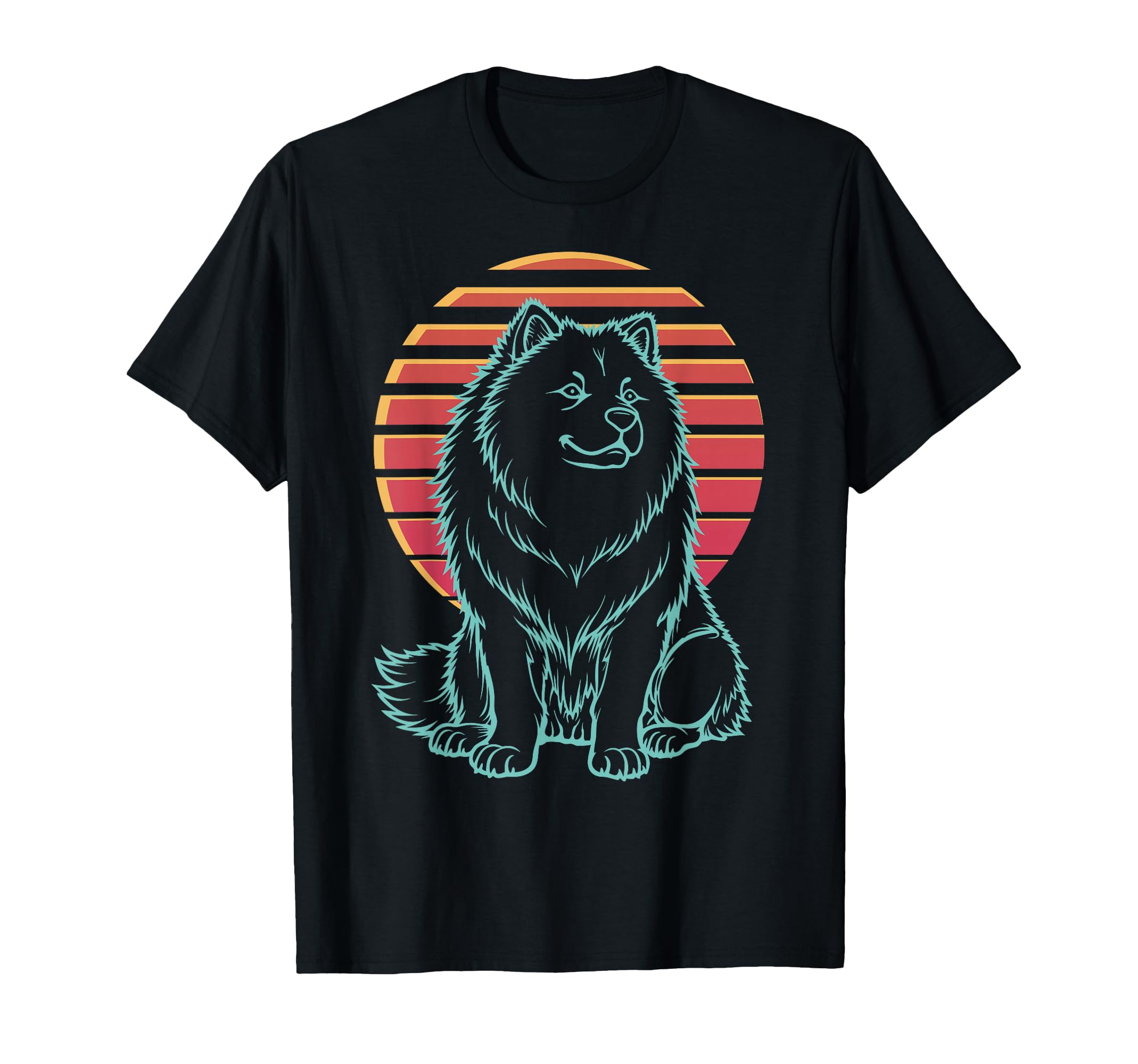 Chow Chow Lover Dog Owner Synthwave 80S T-Shirt - Graphic Print Men Women - T-Shirt, Sweatshirt, Hoodie