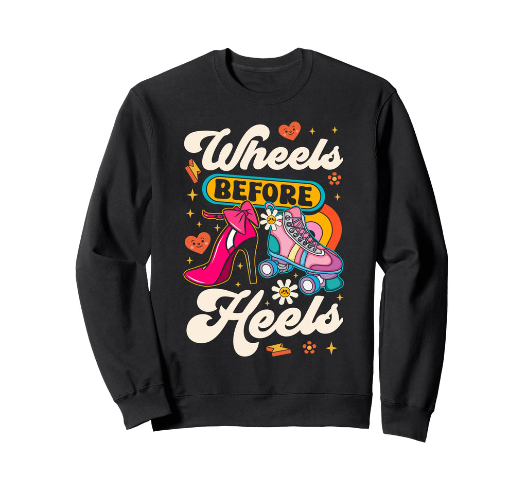 Roller Skating Skate 1970S Wheels Sweatshirt - Custom Art Print Men Women - T-Shirt, Sweatshirt, Hoodie