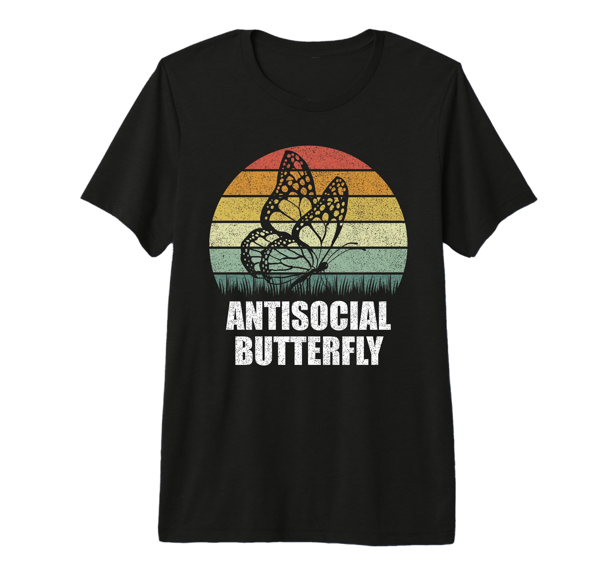 Antisocial Butterfly Funny Gifts T-Shirt - Casual Everyday Wear for Adults - T-Shirt, Sweatshirt, Hoodie