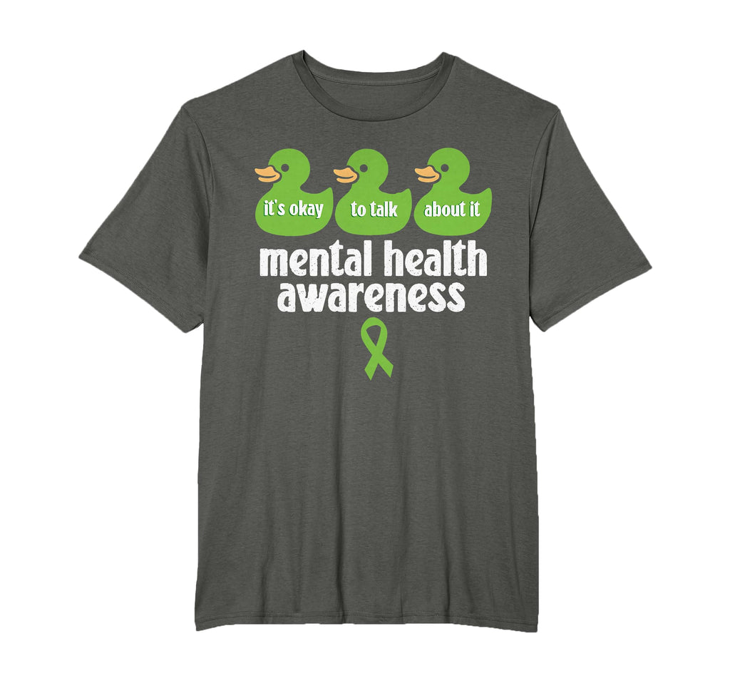 Mental Health Awareness Rubber Duck T-Shirt - Unique Graphic Men Women - T-Shirt, Sweatshirt, Hoodie