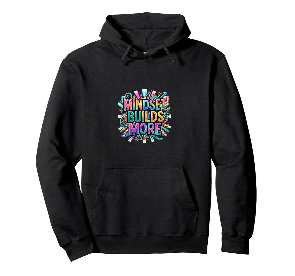 Growth Mindset Motivation Typography Hoodie - Aesthetic Graphic for Adults - T-Shirt, Sweatshirt, Hoodie