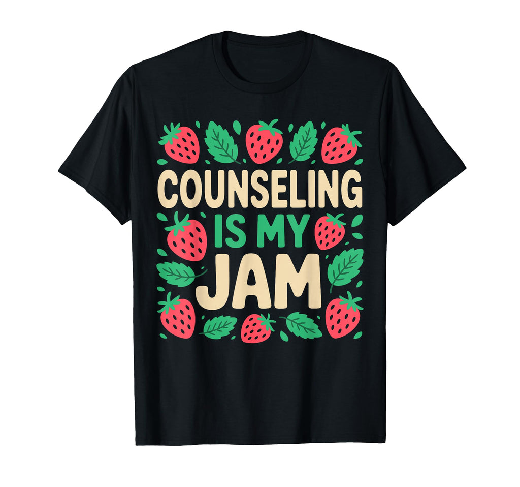 Counseling Is My Jam Psych Mental T-Shirt - Novelty Apparel for Adults - T-Shirt, Sweatshirt, Hoodie