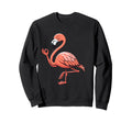 Meditation Flamingo Yoga Pose Relaxing Sweatshirt - Unique Graphic Unisex - T-Shirt, Sweatshirt, Hoodie