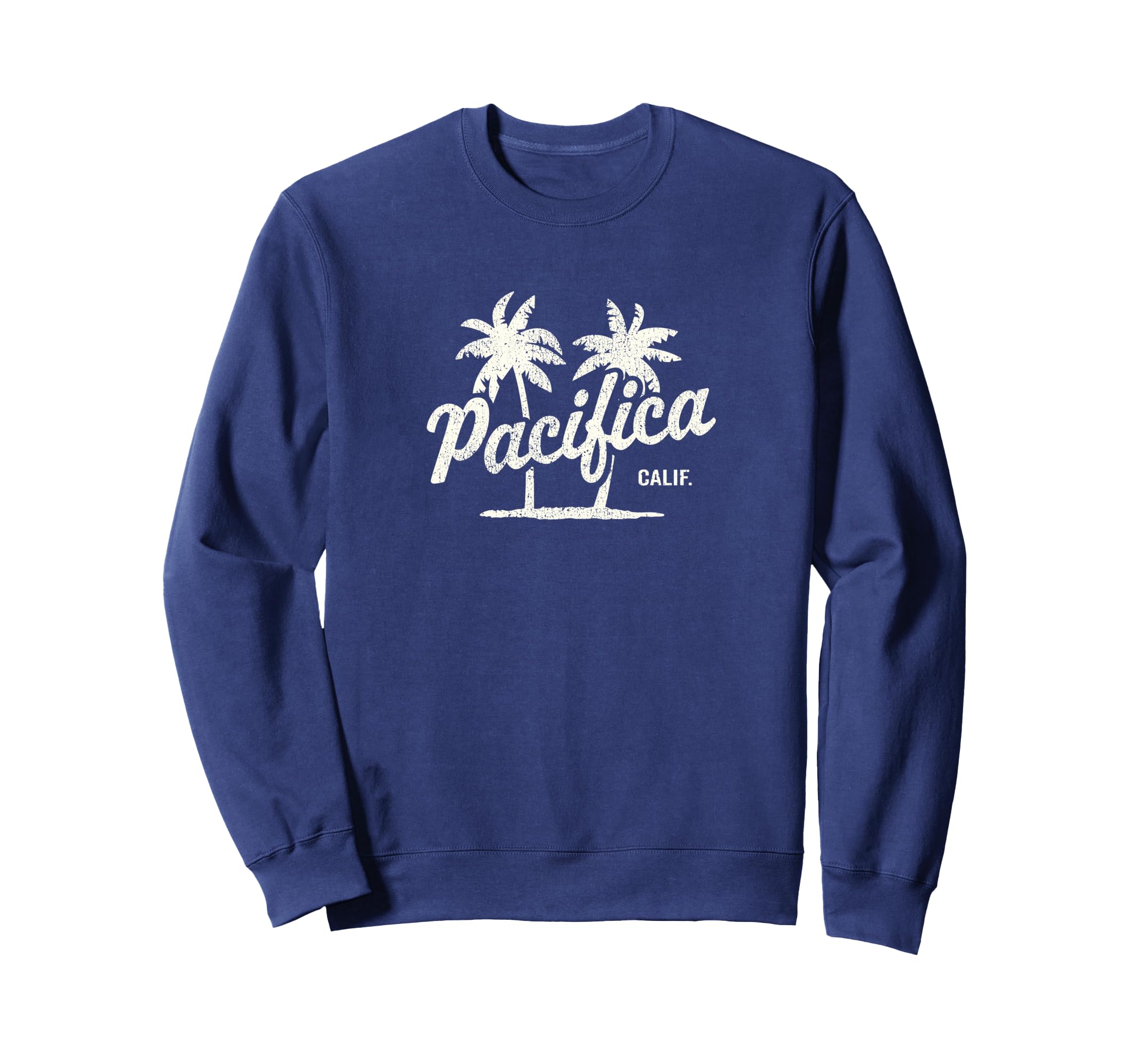 Pacifica California 70S Palm Trees Sweatshirt - Novelty Apparel Men Women - T-Shirt, Sweatshirt, Hoodie