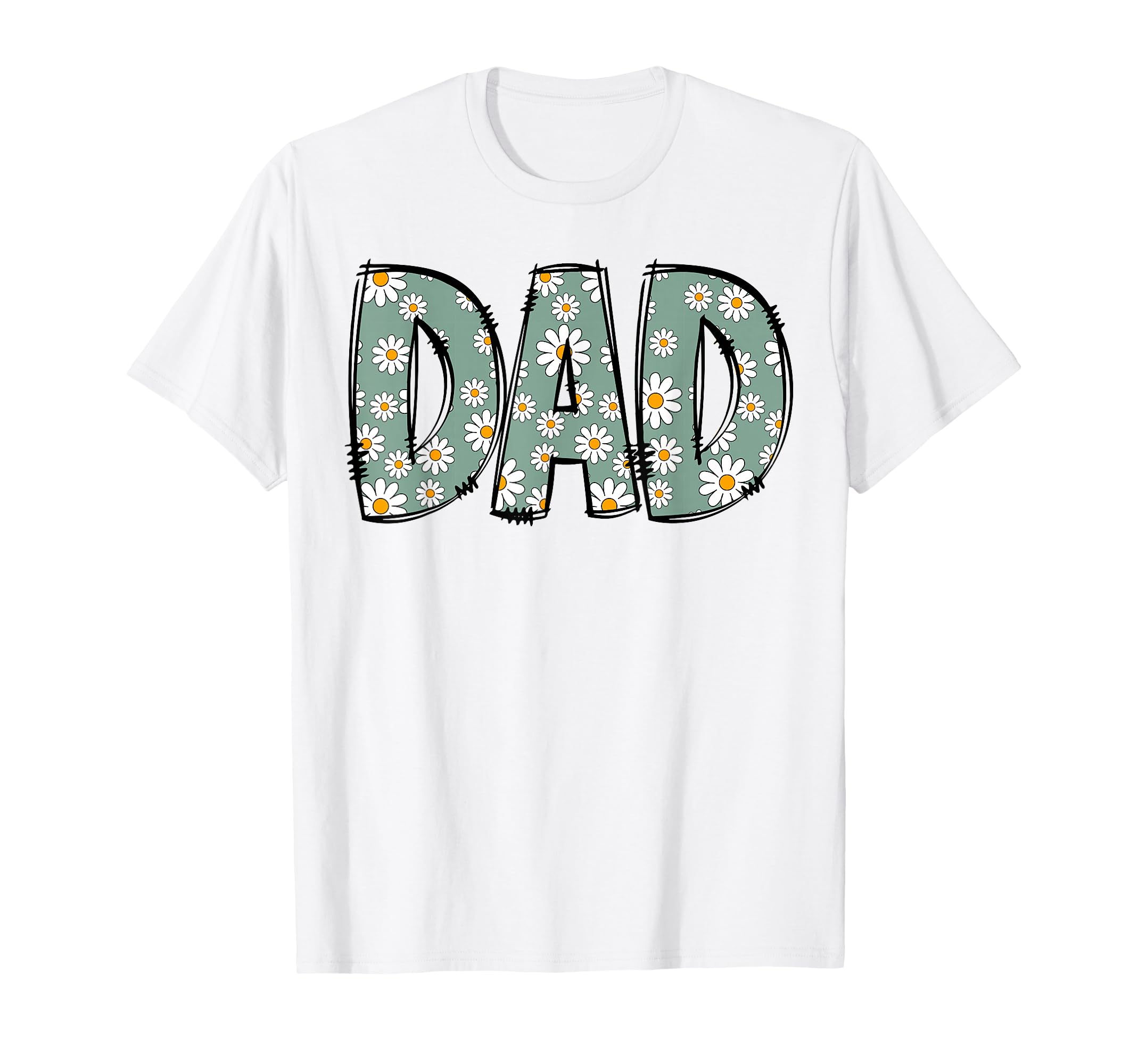 Dad Colorful Flowers Groovy Daisy T-Shirt - Streetwear Style for Adults - T-Shirt, Sweatshirt, Hoodie
