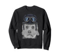 Dandie Dinmont Terrier Wearing Sweatshirt - Minimalist Print for Adults - T-Shirt, Sweatshirt, Hoodie
