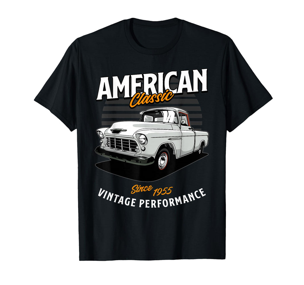1955 55 Bel Air Silhouette American T-Shirt - Aesthetic Graphic for Adults - T-Shirt, Sweatshirt, Hoodie