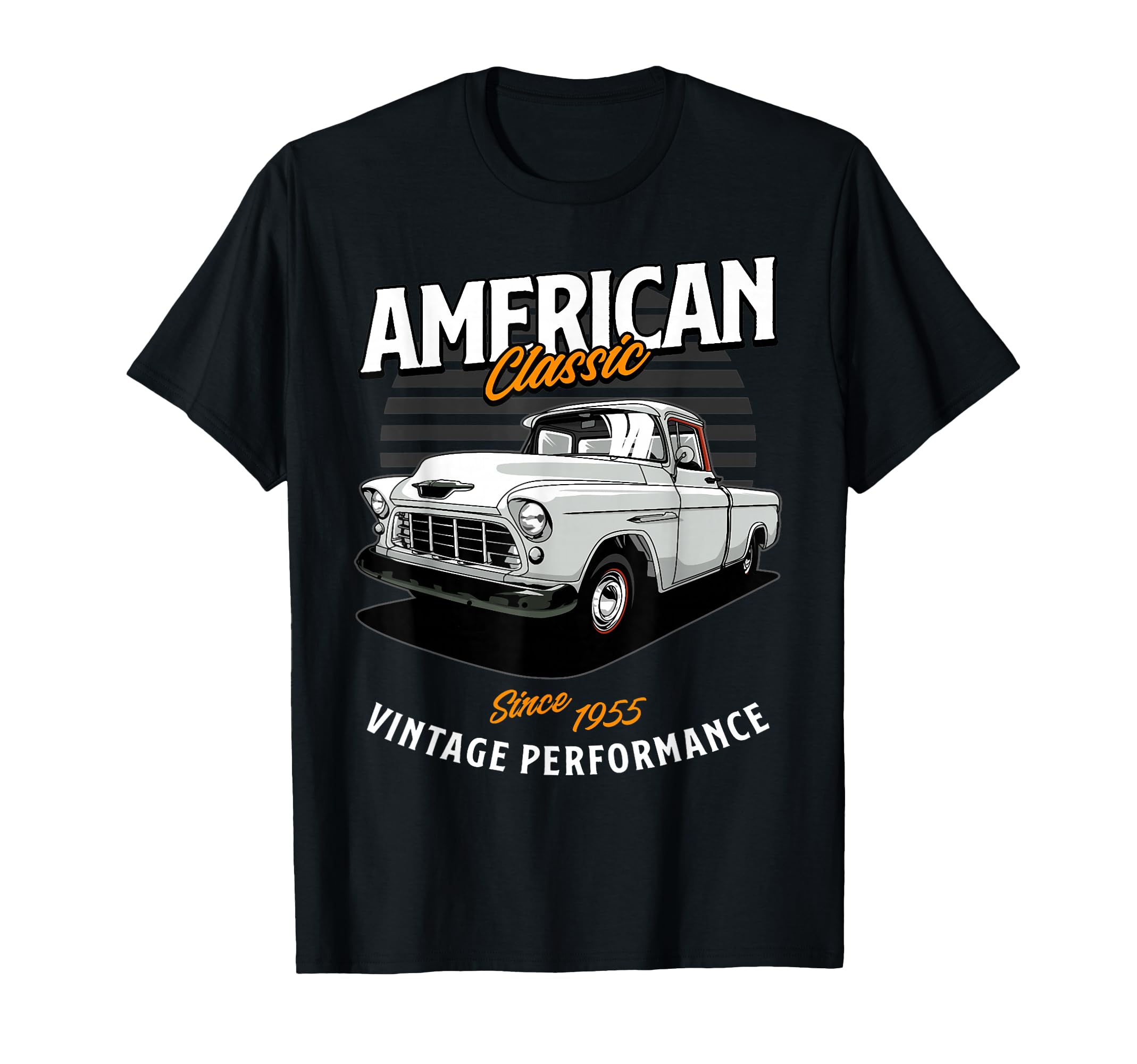 1955 55 Bel Air Silhouette American T-Shirt - Aesthetic Graphic for Adults - T-Shirt, Sweatshirt, Hoodie
