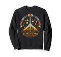 Peace Sign 70S Hippie New York Sweatshirt - Minimalist Print for Adults - T-Shirt, Sweatshirt, Hoodie