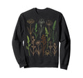 Boho Flowers Minimalist Sweatshirt - Aesthetic Graphic Men Women - T-Shirt, Sweatshirt, Hoodie
