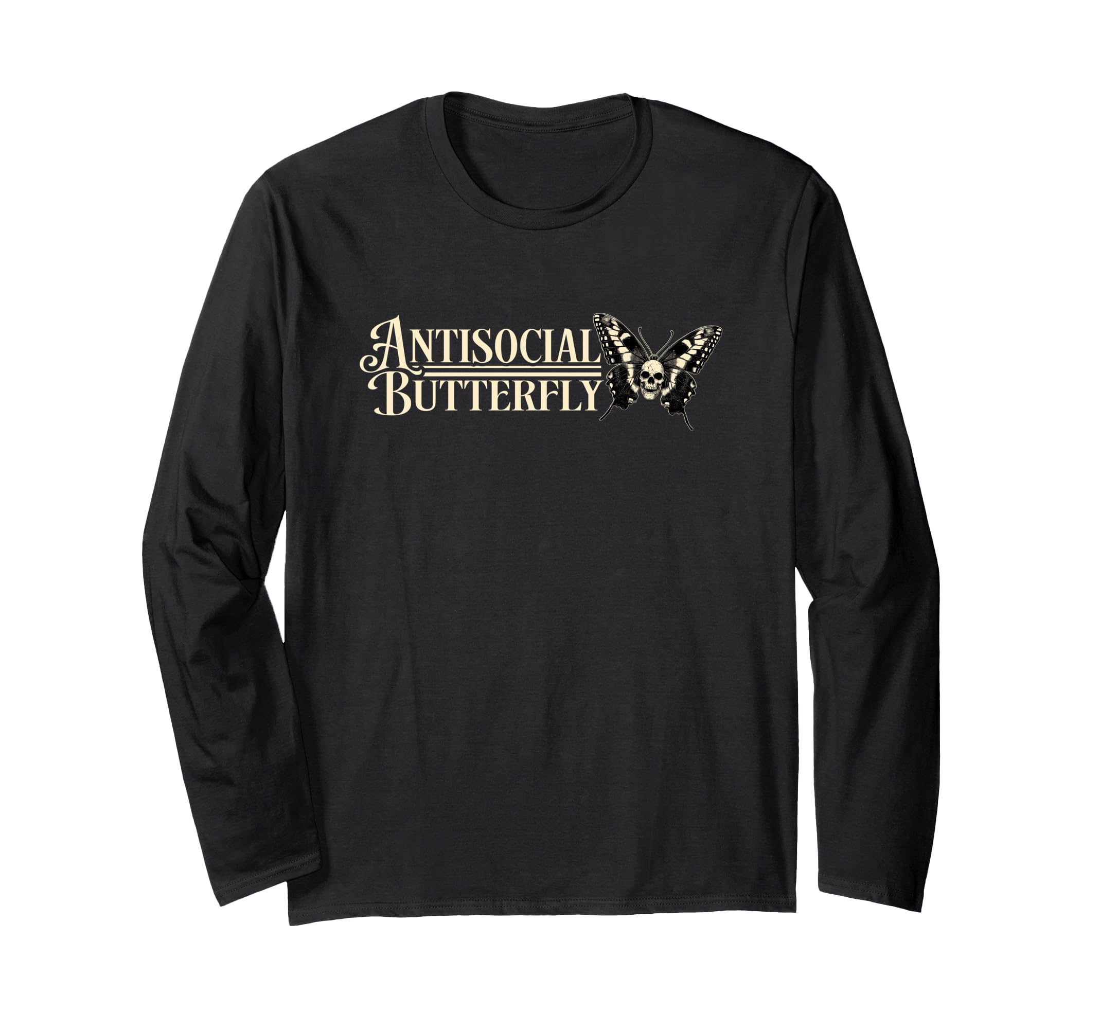 Antisocial Butterfly T-Shirt - Streetwear Style Unisex - T-Shirt, Sweatshirt, Hoodie