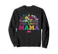 One Loved Mama Groovy Sweatshirt - Casual Everyday Wear for Adults - T-Shirt, Sweatshirt, Hoodie