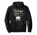 1970 Born 1970 Vinyl Record Player Hoodie - Novelty Apparel Unisex - T-Shirt, Sweatshirt, Hoodie