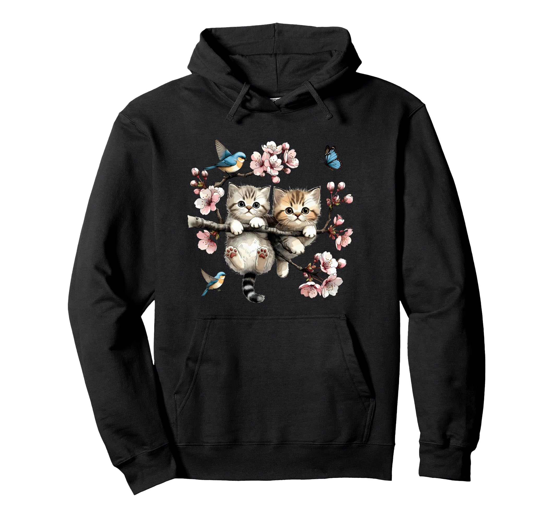 Kitten Hoodie - Graphic Print Men Women - T-Shirt, Sweatshirt, Hoodie