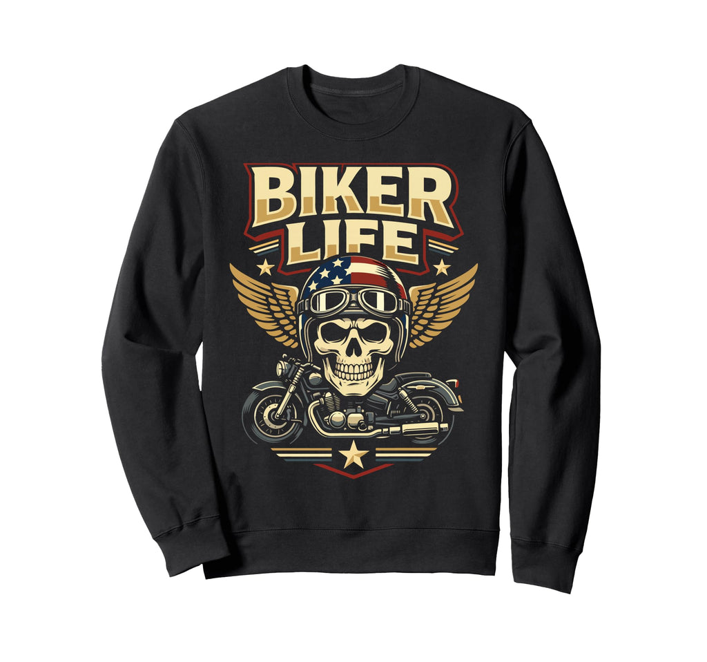 Motorcycle Biker Biker Life Sweatshirt - Streetwear Style Unisex - T-Shirt, Sweatshirt, Hoodie