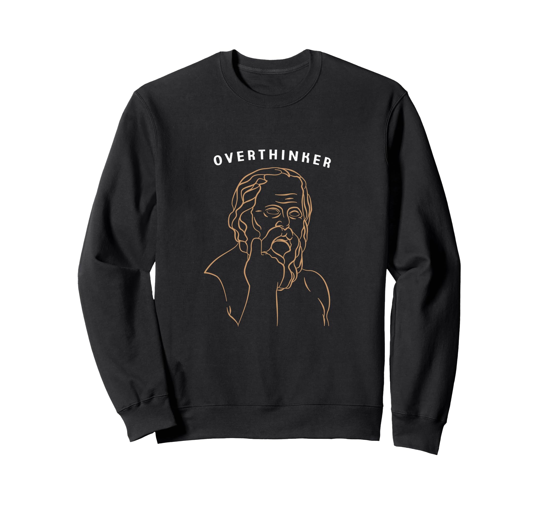 Im Overthinker Ancient Greek Sweatshirt - Fun Novelty Design for Adults - T-Shirt, Sweatshirt, Hoodie