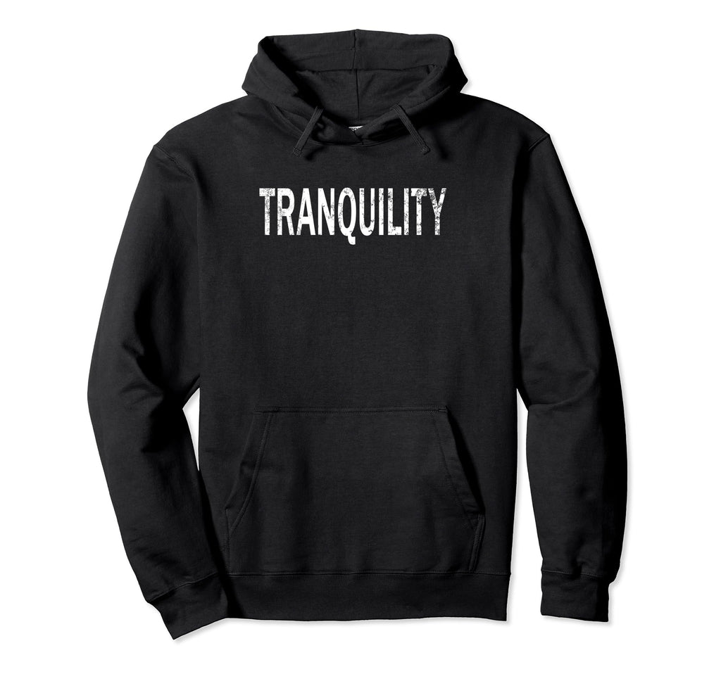 Tranquility Distressed Mindfulness Hoodie - Trendy Graphic Men Women - T-Shirt, Sweatshirt, Hoodie