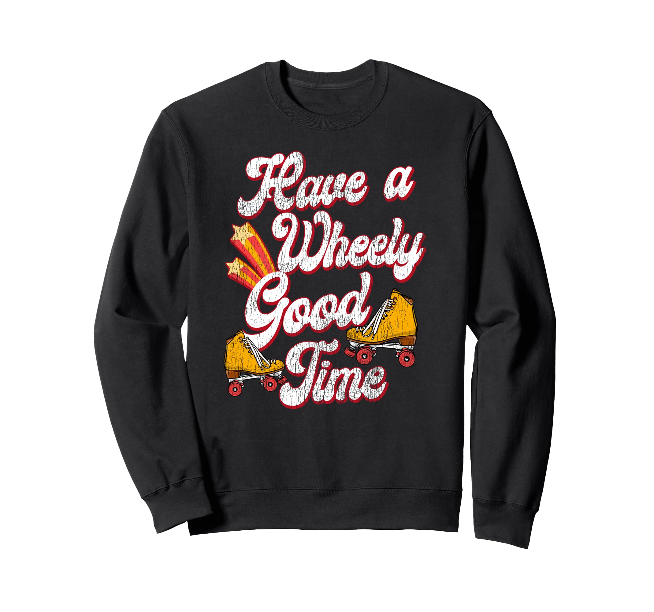 Roller Skating Skate 1970S Sweatshirt - Unique Graphic Men Women - T-Shirt, Sweatshirt, Hoodie